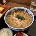 Soba Dokoro Kuraju - たぬきそば定食の「たぬきそば」