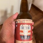 Omiyage Rakuichi Tottori Ten - ■久米桜麦酒株式会社　大山 G ビール 「ヴァイツェン」 [国鉄色キハ 181系気動車ラベル]￥500 　※　バナナを思わせるフルーティーな香り