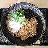 Sugou Parking Area (Kudari Sen) Food Court - 肉おろし蕎麦1.5倍盛り