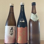 うなぎ斎藤 - ドリンク写真:本日の地酒３種