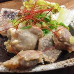 Nikujiru Gyoza no Dandadan Keio Nagayama Ten - 砂肝のニンニク漬け428円は冷製