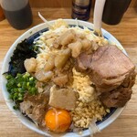 自家製麺223 - 汁なし¥950-追加豚¥150-