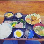 Sansan Tei - 刺身定食 1485円