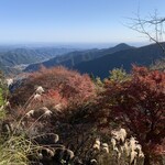 富士峰軒 - ケーブルカーの御岳山駅からの景観('23/11/21)