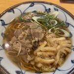 Wakana Soba Hankyu Ishibashi Ten - アップ（出汁つゆ美味しい）