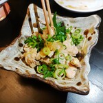 Seafood Washoku to Nihonshu Mosse - 鶏のせせりポン酢