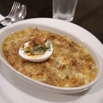 Cafe Brasserie Porte Bonheur - 焼きチーズカレー♪