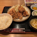 Yamauchi Nojo Urayasu Ekimae Ten - からあげ定食5個（980円）