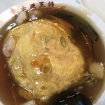 Osaka Osho Tenri Ten - 天津飯には海老や烏賊も