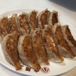 Osaka Osho Tenri Ten - 美味そうに焼けた餃子