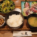 居酒屋 ビッグ - 刺身定食