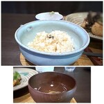 Dan Ki - ◆お吸い物には占地入り。できればお味噌汁だと嬉しいかも。(^◇^;)