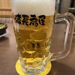 やきとりの扇屋 - 生ビール