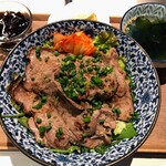 にくまつ 佐賀牛焼肉 - 牛タン丼