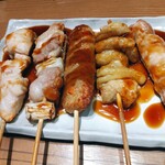 海鮮 寿司 個室居酒屋 一期一縁 - 焼き鳥盛り合わせ