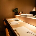 Sushi to Japanese cuisine Ginza Ichinoe - カウンター