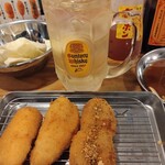 Kushi Katsu Tanaka Shiki Ten - 角ハイ(490円)