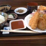 Kushiage Fujikawa - 海老・コロッケ定食８５０円