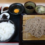 四季蕎麦 - 卵かけご飯セット②