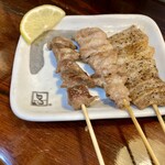 Yakitori Daikichi Higashifuchu Ten - 塩焼き　ずり　ねっく　豚バラ