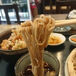 そば処 なかや - 若女将「お父さんがコシの強い蕎麦が好きなんです」。かき揚げランチ 1100円