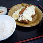 とんかつ浅野 - チーズロースかつ定食