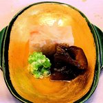 京懐石 吉泉 - 紅ずわい蟹のゼリー寄せ、生キクラゲ、オクラ