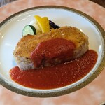 Teppan Dining Taka Jozenji Dori Ten - 三元豚のパン粉焼き(2023.12)