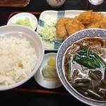 やぶそば - ヘルシー定食（ササミカツ と蕎麦 ８５０円）