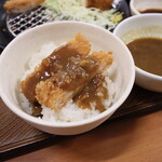 とんから亭 - カツカレーにしてみました