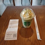 スターバックスコーヒー - 「メルティホワイトピスタチオフラペチーノ」税込み690円