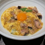 水炊き若どり - 親子丼アップ