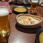 Nomono Izakaya Kayohiji Ueno Ten - いぶりがっこのポテサラ、うまい