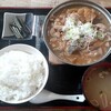 meat dish はずき - 料理写真:もつ煮込み定食(800円也) ラーメン一杯より安い❗