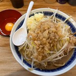 自家製麺223 - 小ラーメン¥850-生卵¥50-