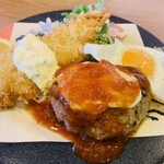 Tezukuri Hamburger Steak Tamago - 