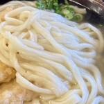 Menbo Teuchi An Chikugo Ten - 手打ちの細麺です