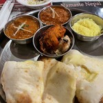 Namaste Nepal - ナマステセット1,700円　マトンカレー　ネパールタリカレー(マトン)