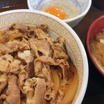 すき家 - 牛丼みそ汁たまご すきパス使って４７０円