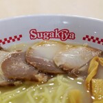 スガキヤ - ラーメン390円 肉増しトッピングは無料