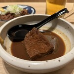 Dai Nagoya Sakaba Kuukai Imaike Ten - 味噌おでん(厚揚げ、こんにゃく)