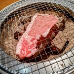 Sumibi Yakiniku Enya - レモンポーク調理中