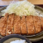 Tonkatsu Hararaki Maruyama Ten - 大ロースカツ定食