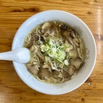 愛山渓ドライブイン - 舞茸ラーメン¥1150。