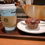 Starbucks Coffee Ionmoru Shimoda Ten - Tallドリップコーヒーとチョコレートの米粉マフィン