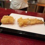 ozashiki tempura tenmasa Marubiru Ten - 天婦羅（厳選魚介類：穴子）