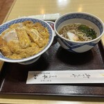 Shokujidokoro Heiwa - かつ丼　そばセット　¥900