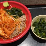 Nadai Fuji Soba Kichijoji Ten - 冷やし鳥ネギそば+ワカメ