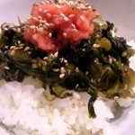 Ikko Ya - 日替わり定食のめんたい高菜ごはん