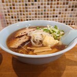 Ramen Horyu - 正油野菜ラーメン(生姜トッピング)